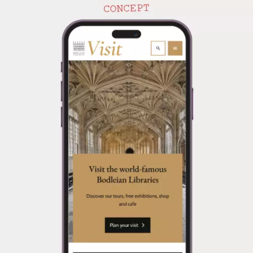 Bodleian mobile mockup